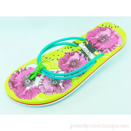 Women's EVA flip-flops with PU strap, available sizes in 36-41#